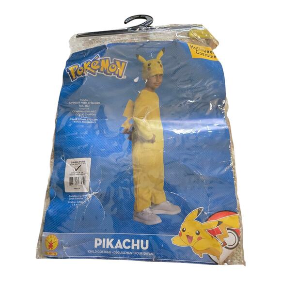 Pokemon Pikachu Costume SZ S 4-6 Rubies Halloween Role Play NO HAT - Picture 1 of 7